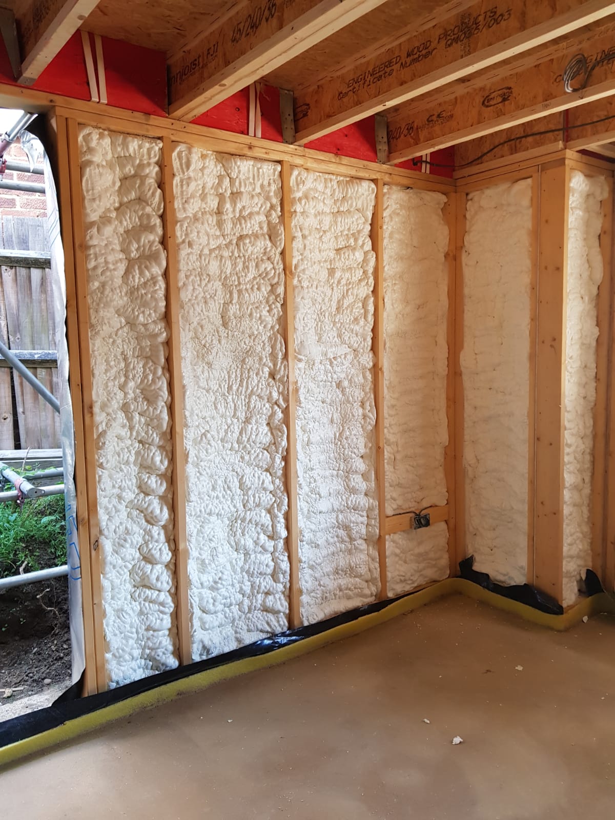 How to Install Spray Foam Insulation in a Wall